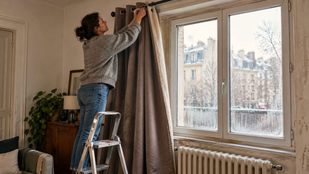 Rideau thermique anti-froid : combien coûte son achat et comment l’installer ?